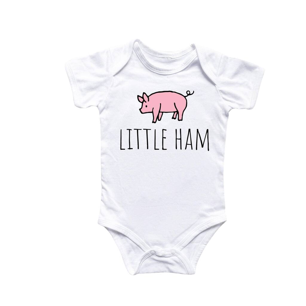 Farm Pig Farmer - Baby Boy Girl Clothes Infant Bodysuit Funny Cute Newborn