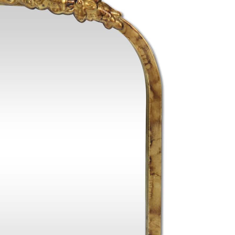 Victorian Framed Wall Mirror - 15.75" - Gold