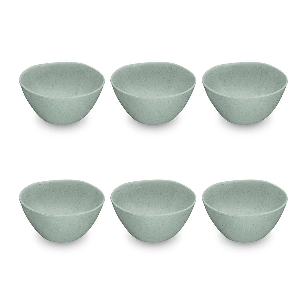 Abode Homewares by TarHong Organic Wheat PP Bowl, 5.9"/ 19 oz.Set of 6