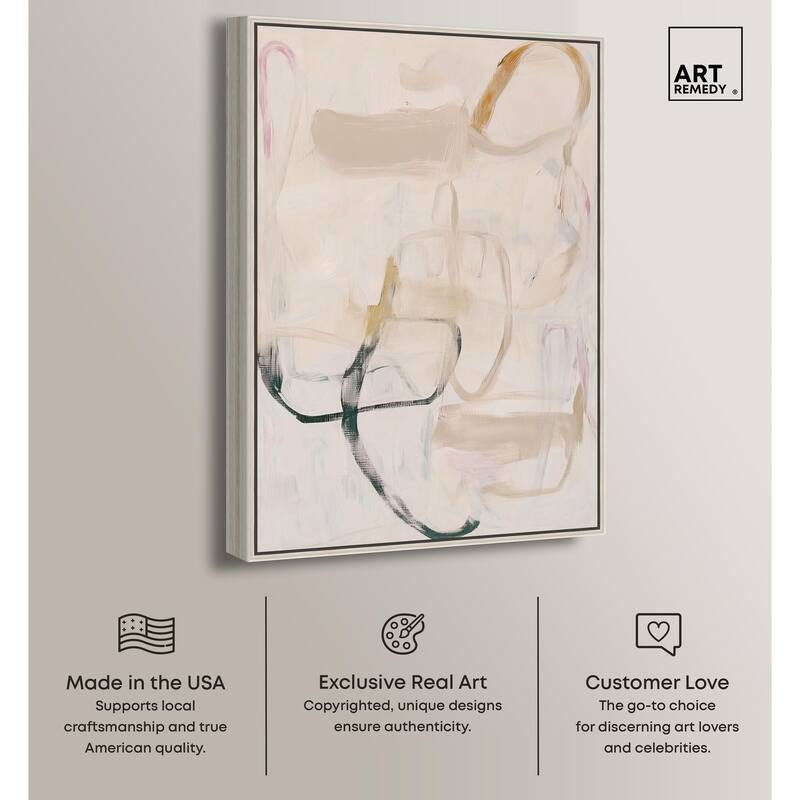 Faded Outlines I Canvas by Art Remedy