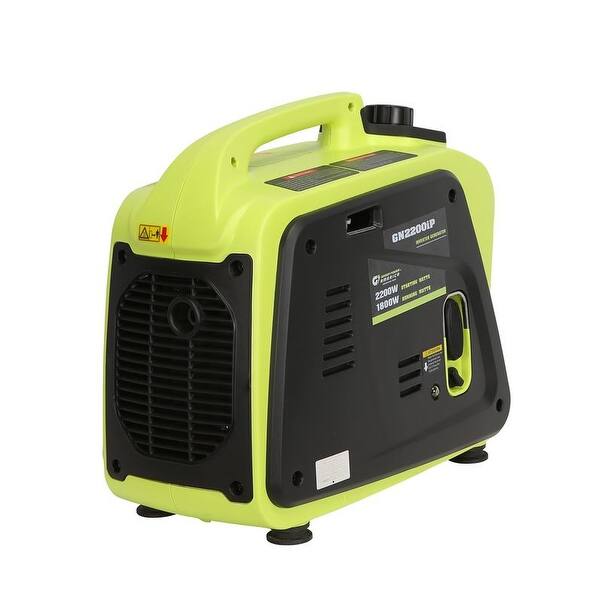 Shop 2200 Watt Gas Powered Digital Portable Inverter Generator Rv Ready Overstock 24039399