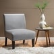 preview thumbnail 17 of 43, Kassi Contemporary Slipper Accent Chair by Christopher Knight Home