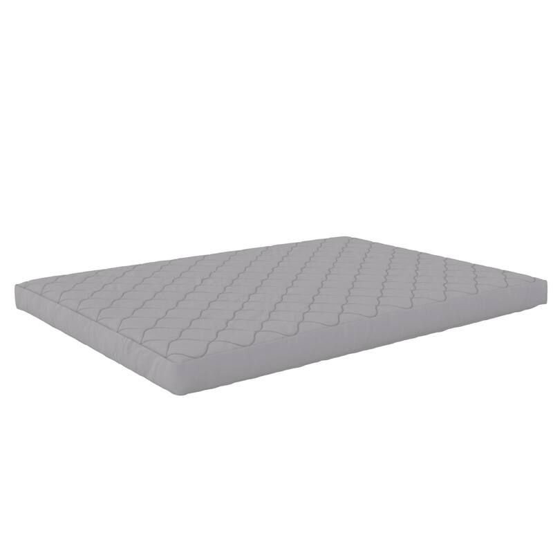 Avenue Greene Zion 6" Polyester Filled Quilted Top Bunk Bed Mattress - Grey - Full
