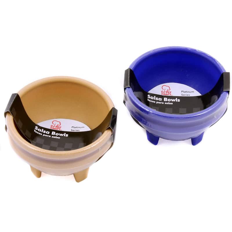 Chef Craft 12-Ounce Classic Drip / Salsa Bowls, Set of 2