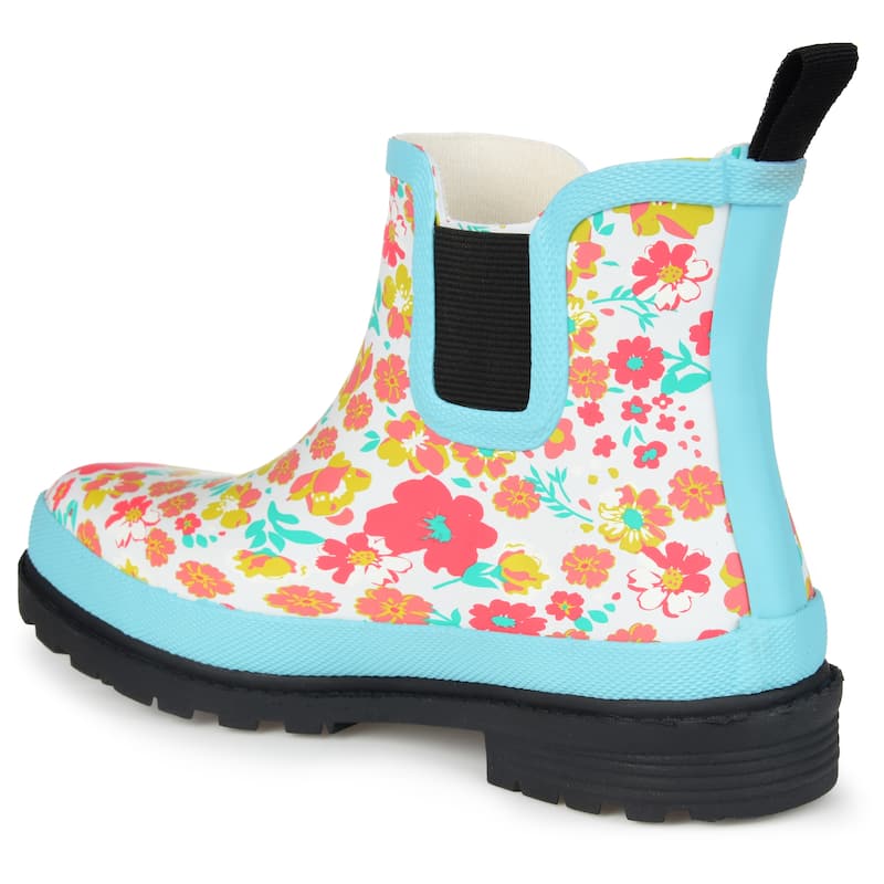 Journee Collection Women's Tekoa Block Heel Rain Boots