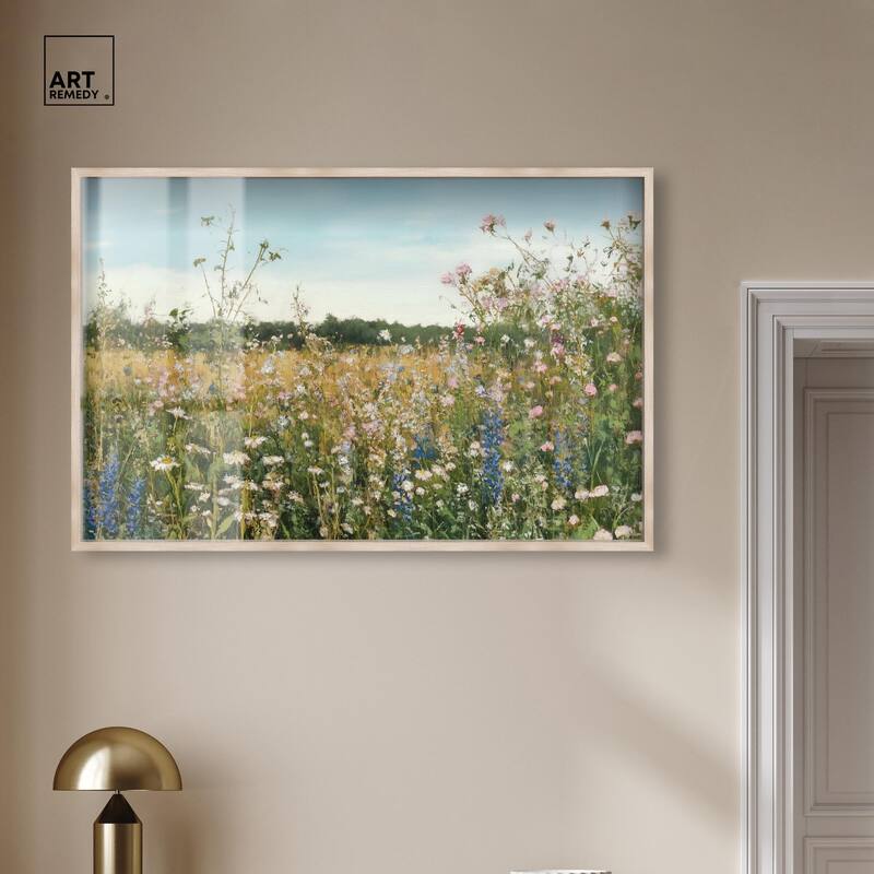 Glimmering Glade Garden II Shadowbox by Art Remedy