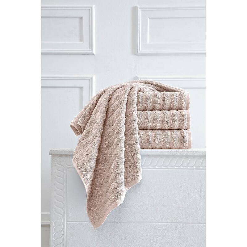 Brampton Turkish Cotton 4 Piece Bath Towels Set Heavyweight 27x54"