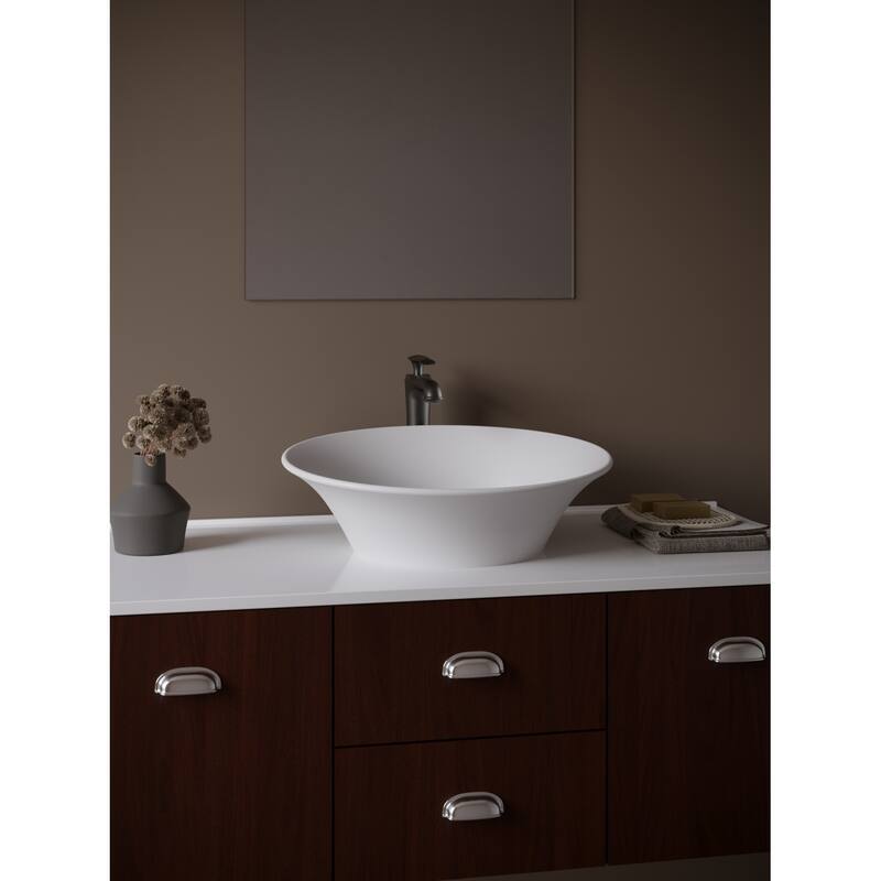 Karran USA QM164412 Quattro Matte Collection 20-5/8" Acrylic / Solid