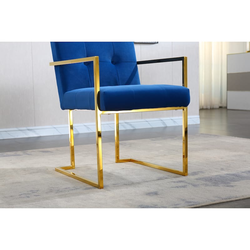 Velvet Dining Arm Chair