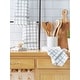 preview thumbnail 40 of 42, DII Artichoke Windowpane Terry Dishtowel (Set of 4)