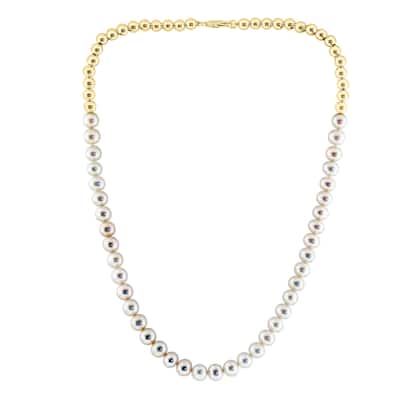 EFFY Gold over Silver Freshwater Pearl Necklace - 18 Inch