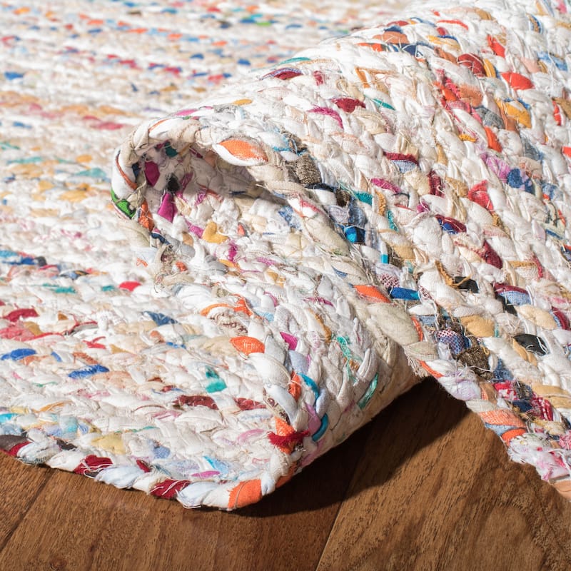 SAFAVIEH Georgine Handmade Nanny Braided Bohemian Cotton Rug