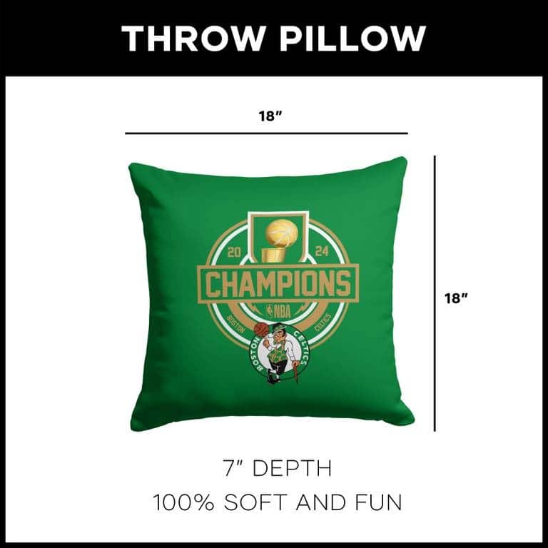NBA Boston Celtics 2 for 1 18 Inch Throw Pillow