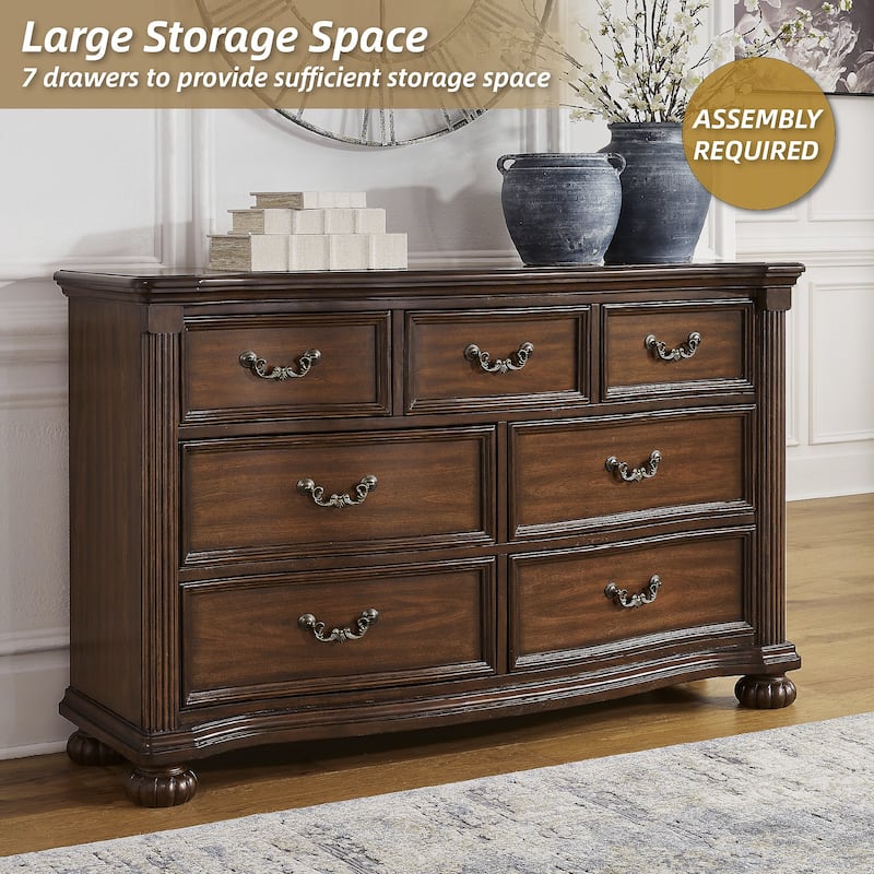Signature Design by Ashley Lavinton Brown Dresser - Brown - 7-drawer