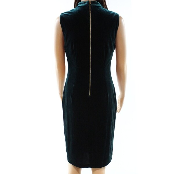 calvin klein hunter green dress