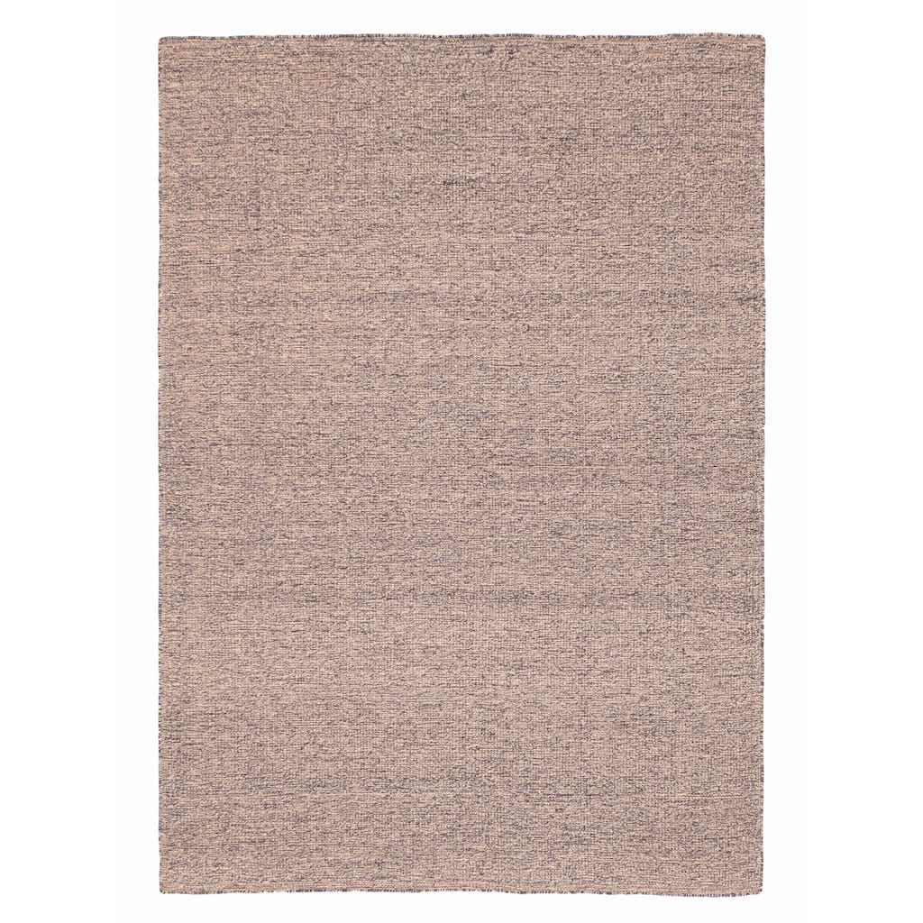 ECARPETGALLERY Hand-knotted Tangier Dark Grey Wool Rug - 5'4 x 7'8