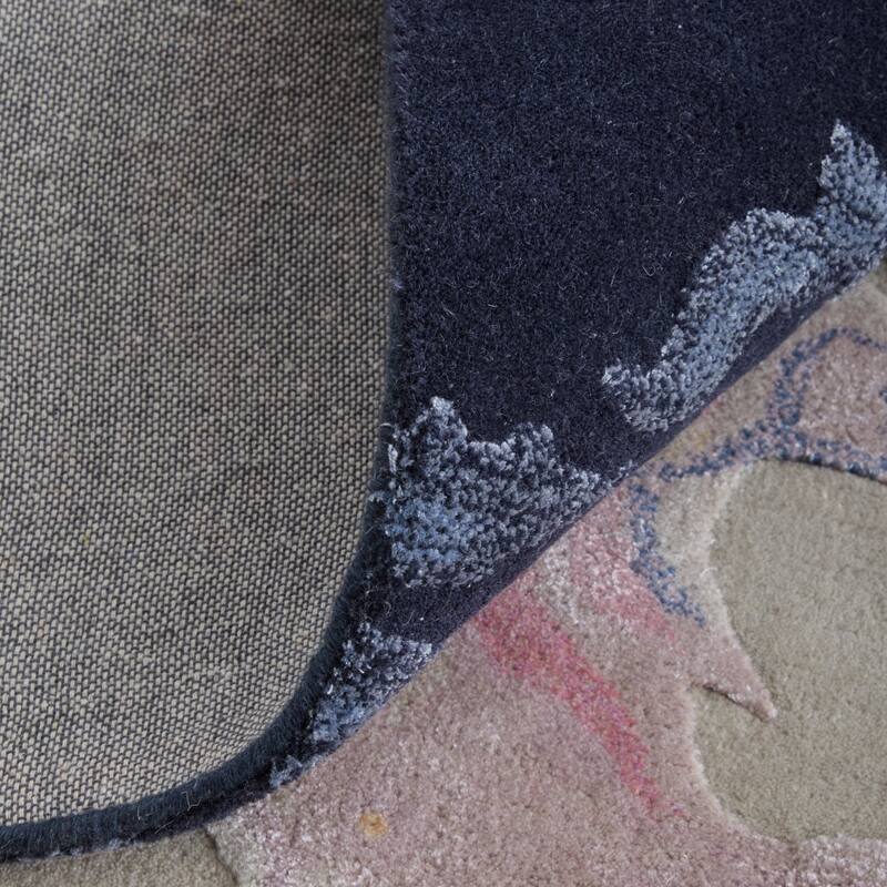 HomeRoots Abstract Bohemian Rectangle Area Rug