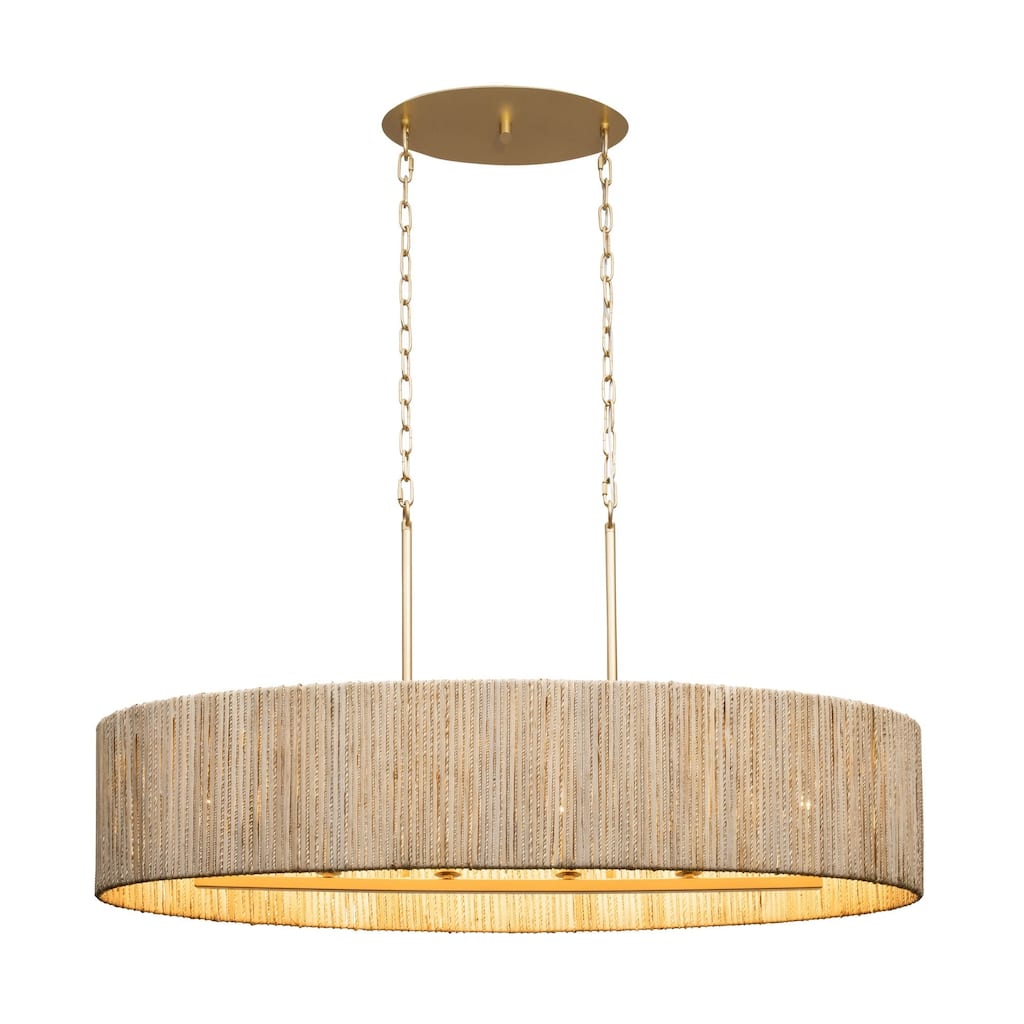 Varaluz Jacob's Ladder 6-Light Linear Pendant - French Gold