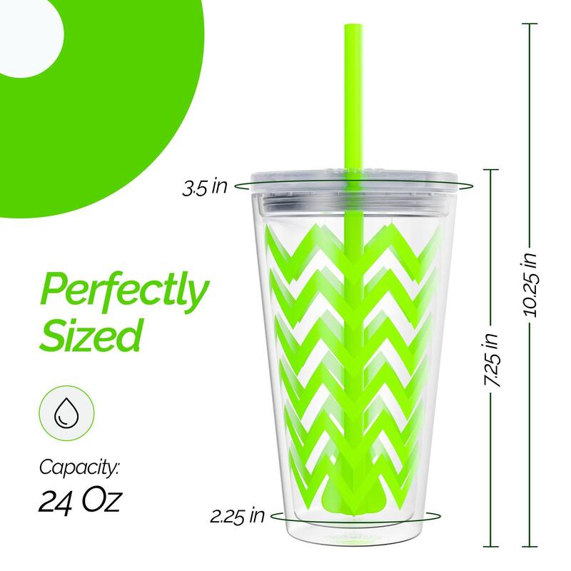 Copco Minimus Tumbler With Removable Straw And Double Wall Insulation - 24 oz.