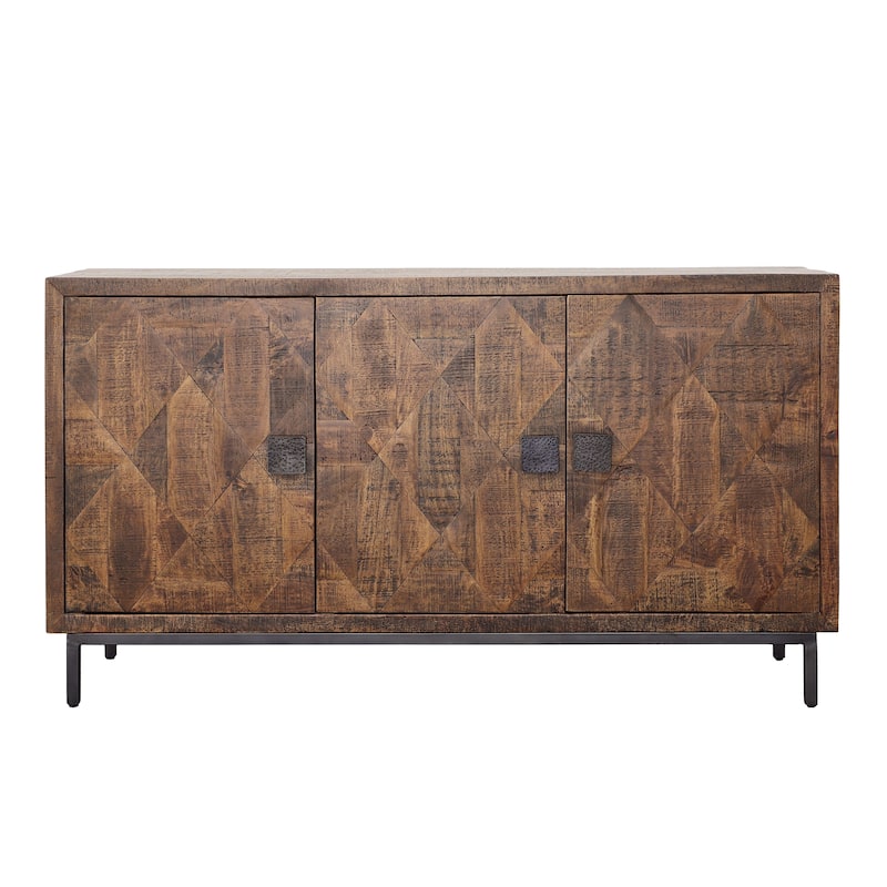 Brantley 63" Wide 2-Drawer Sideboard, Brown