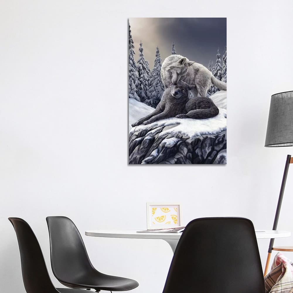 iCanvas "Snow Kisses" by Lisa Parker Canvas Print