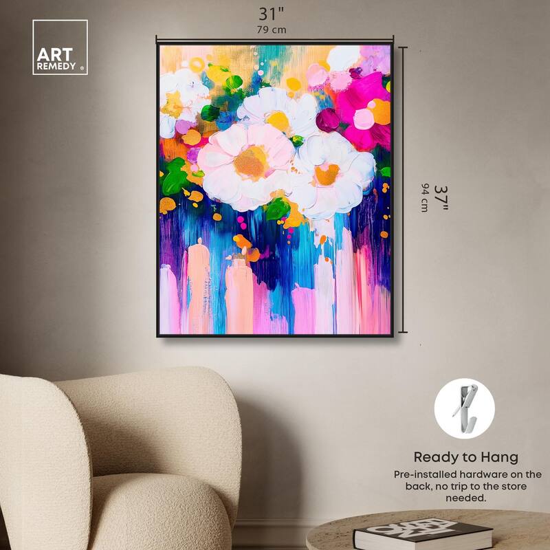 Contrast of Purity II Canvas by Art Remedy