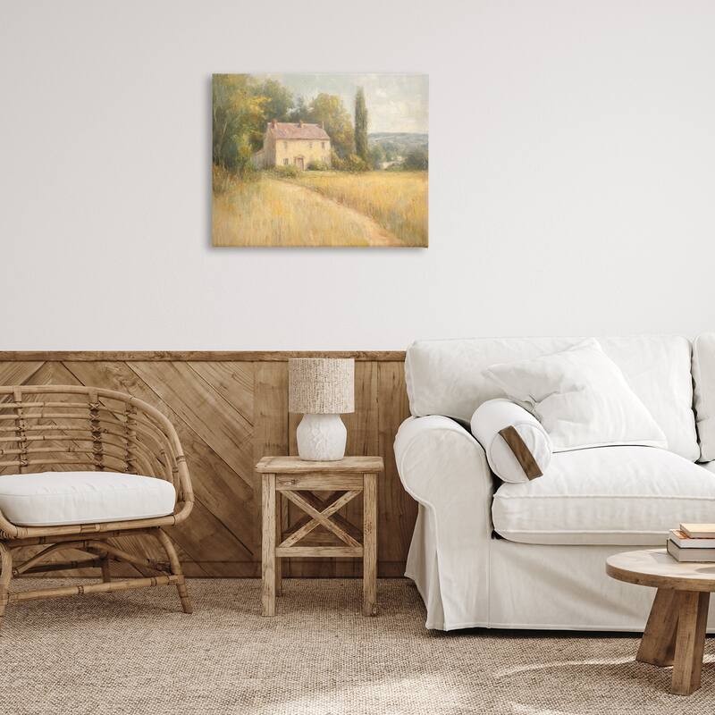 Stupell Hide Away Cottage House Canvas Wall Art Design By Petal Prints Design
