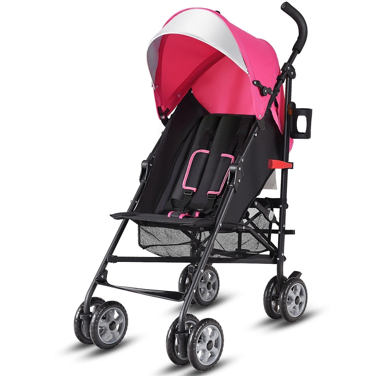 pink travel stroller