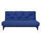 preview thumbnail 147 of 154, Porch & Den Owsley Full-size 6-inch Futon Mattress without Frame Blue - Full