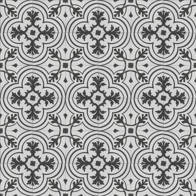 Merola Tile Twenties Mini Vintage 3-7/8" x 3-7/8" Ceramic Floor and Wall Tile