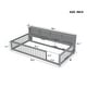preview thumbnail 9 of 27, Wood Twin XL Size Floor Bed with Storage Cabinets and USB Ports