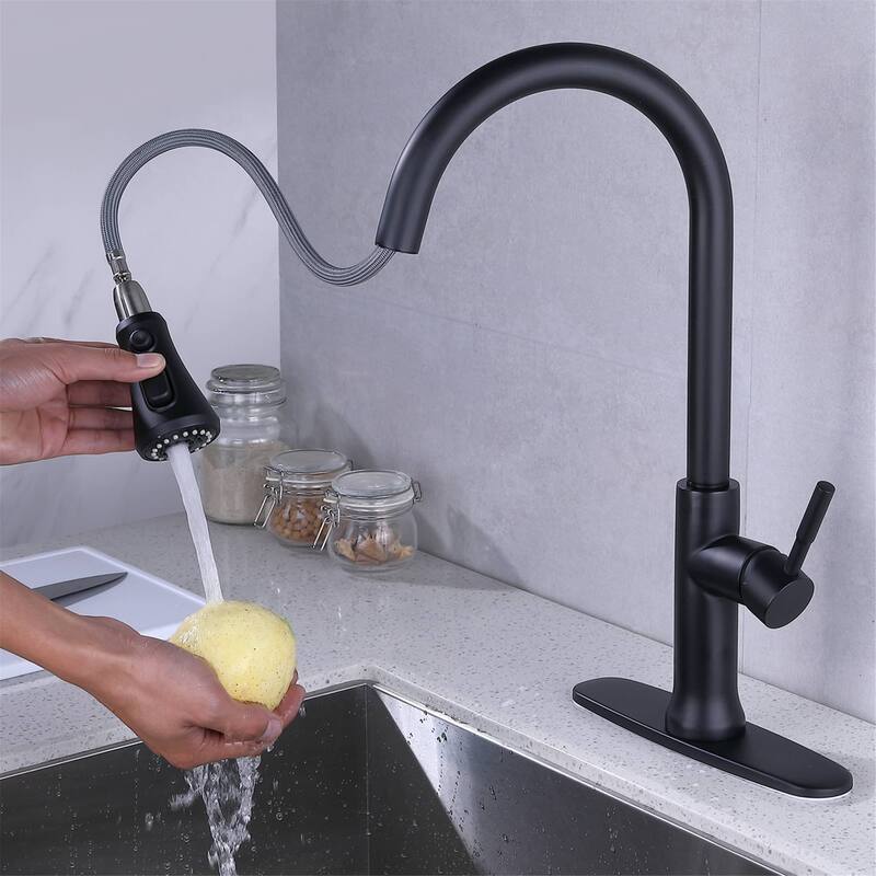 Touch Kitchen Faucet With Pull Down Sprayer Touch On Single Handle Pull Down Kitchen Sink Faucets One Hole Smart Taps