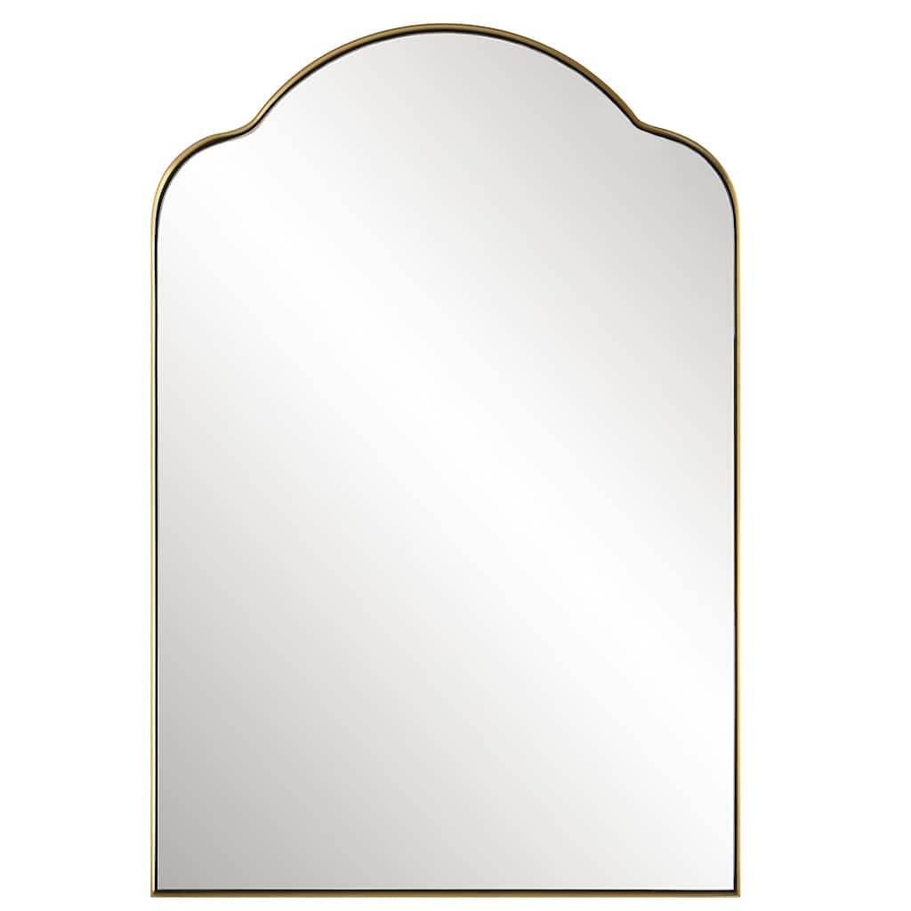 Uttermost 09896 Sidney 20" W x 30" H Arched Stainless Steel Framed
