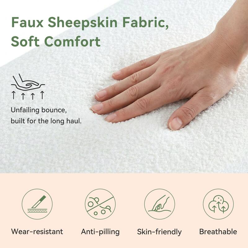 55 Inch Upholstered Shoe Rack Bench with Cushion for Entryway, Bedroom, Kitchen, Dining Room, Solid Wood Bench Seating