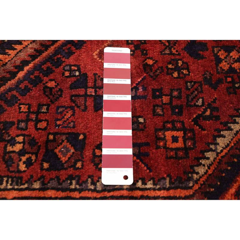 ECARPETGALLERY Hand-knotted Anadol Dark Red Wool Rug - 4'11 x 8'3