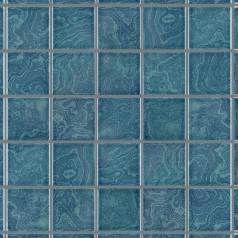 Merola Tile Resort Palm Green 12" x 12" Porcelain Floor and Wall Tile