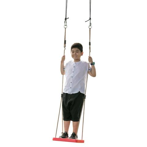 Plastic Stand Board Playground Swing, Red