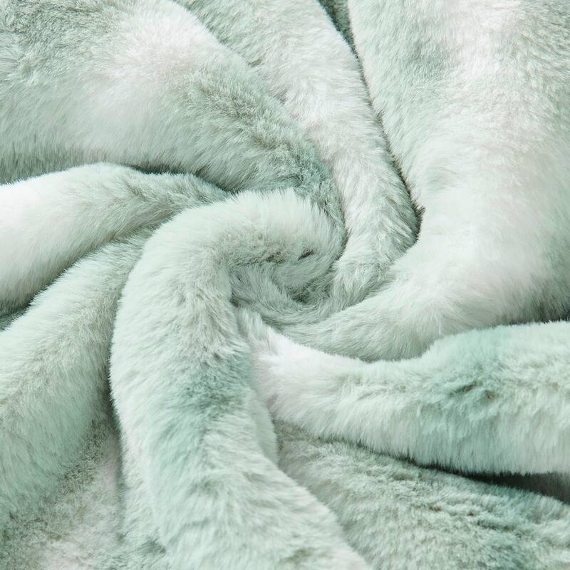 Amanda Stripe fauxfur Throw Pillow Covers Set of 2, NO INSERT