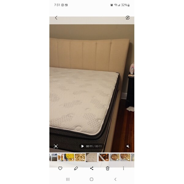 Silver Orchid Garvin Vertical Channel-tufted Fabric King Bed ...