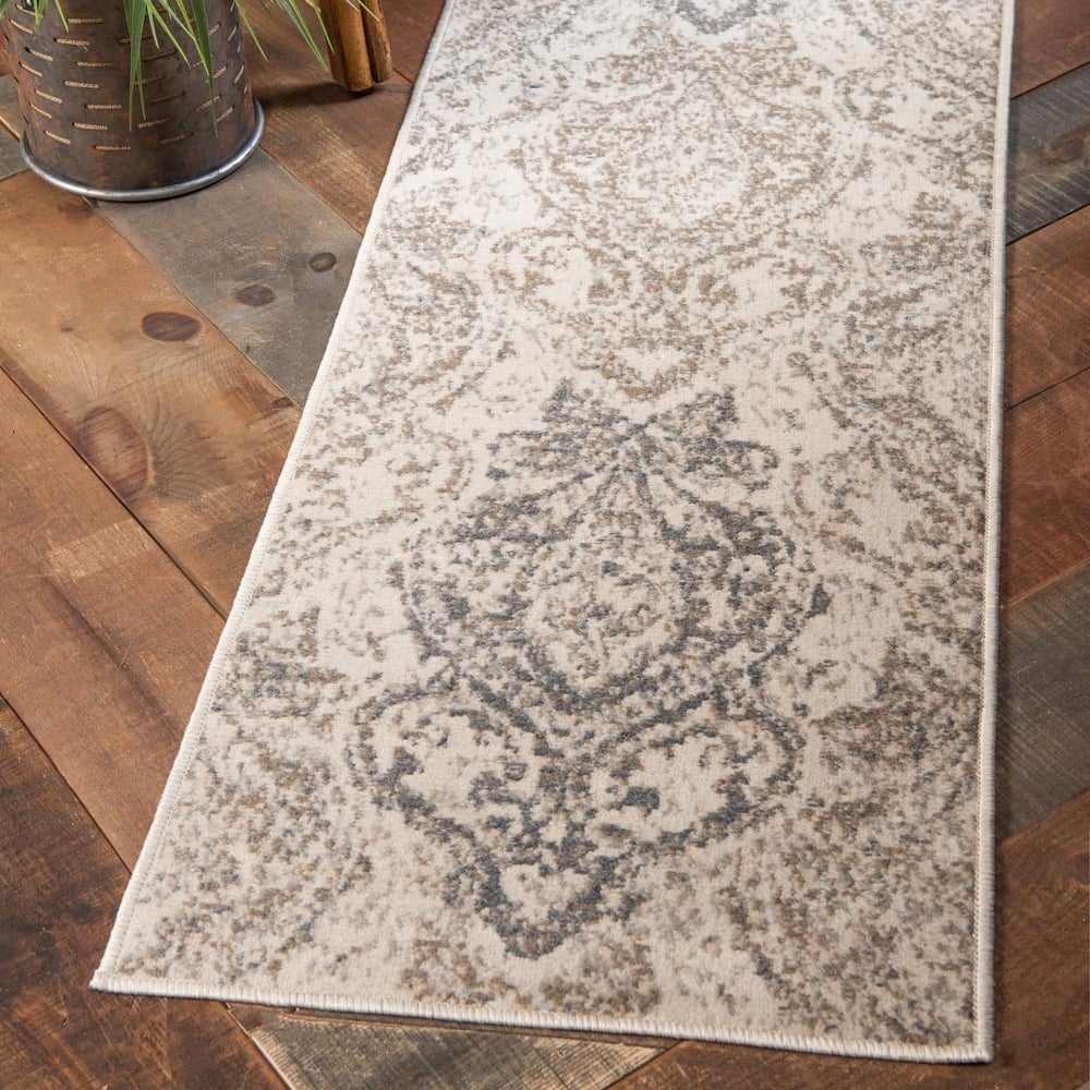 Contemporary Daisy Collection Area Rug
