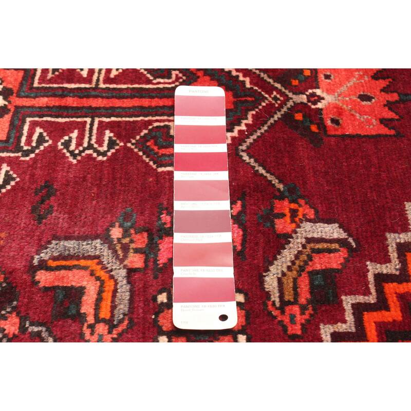 ECARPETGALLERY Hand-knotted Anadol Burgundy Wool Rug - 3'10 x 6'5