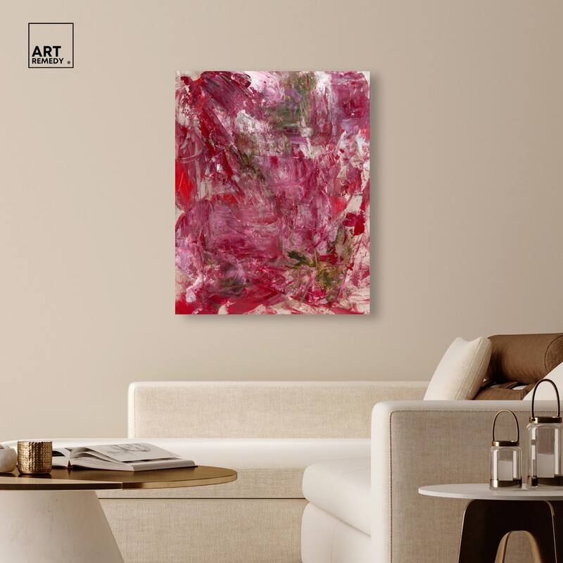 Shades of Red III Canvas by Art Remedy, Gallery Wrapped