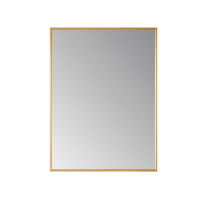 Viella 24" Bathroom Vanity Aluminum Framed Wall Mirror in Gold