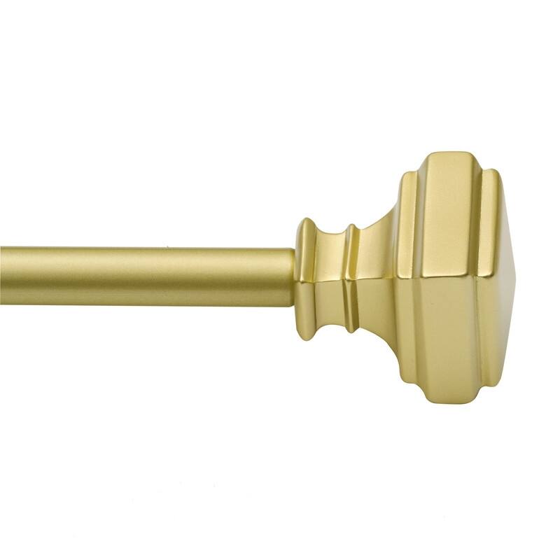 UTOPIA ALLEY Wall Mounted 5/8 Inch Curtain Rod - Curtain Rods For Windows 28 to 48 Inch - 28"-48"