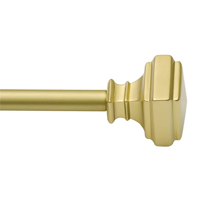 UTOPIA ALLEY Wall Mounted 5/8 Inch Curtain Rod - Curtain Rods For Windows