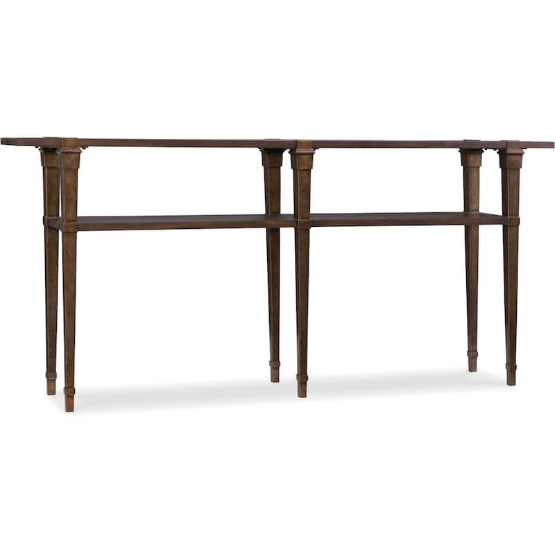 Hooker Furniture 80 Inch Long Hardwood Console Table - Dark Stain