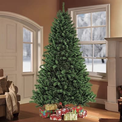 Puleo Tree Company 7.5 foot Northern Fir Artificial Unlit Christmas Tree