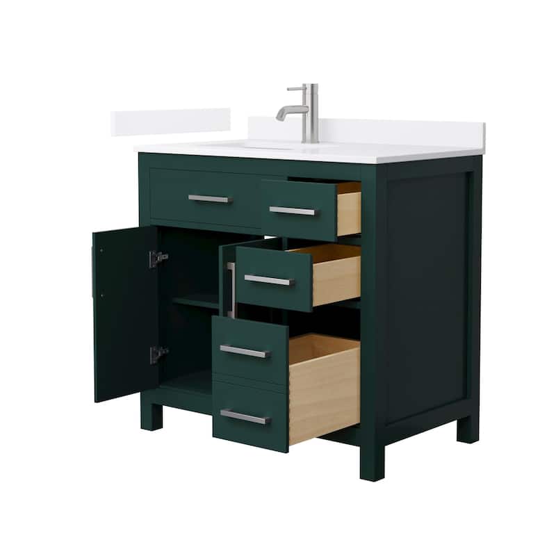 Wyndham Collection WCG2424-36S-QTZ-UNSMXX Beckett 36" Free Standing