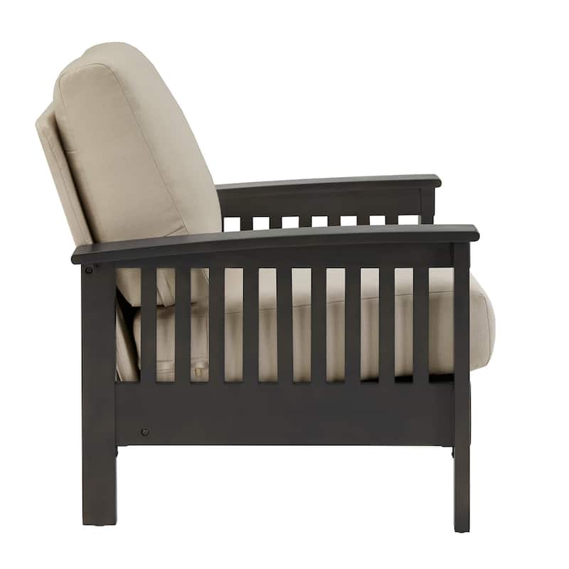 Hills Mission-Style Oak Accent Chair by iNSPIRE Q Classic