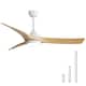 Option White with Light wood grain Blades